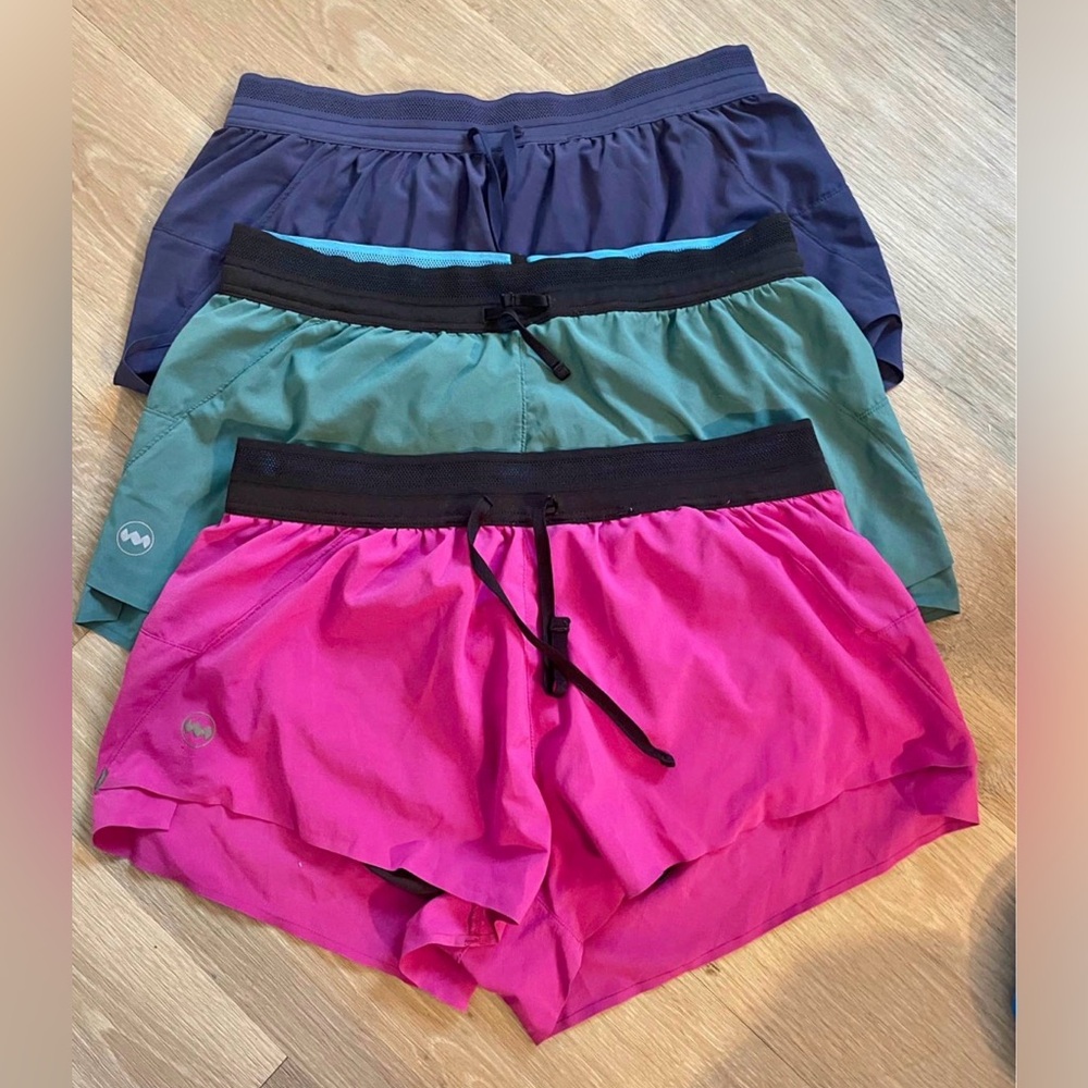 Janji Women’s 3” AFO Middle Running Shorts sz Small